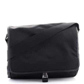 Prada Buckle Messenger Bag Tessuto Medium