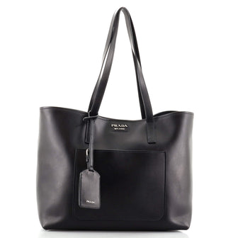 Prada Front Pocket Shopping Tote City Calfskin Small