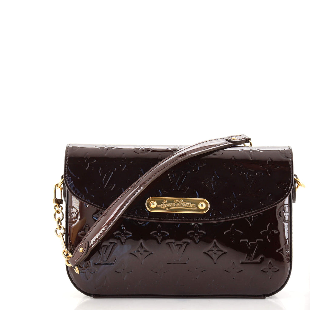 Louis Vuitton Rodeo Drive Handbag Monogram Vernis Red 131767159