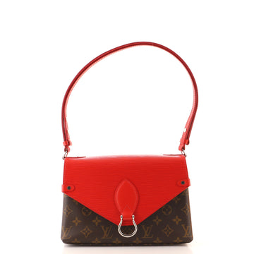Louis Vuitton Saint Michel Handbag Monogram Canvas and Epi Leather
