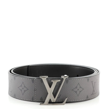 Louis Vuitton LV Initiales Reversible Belt Reverse Monogram Eclipse Canvas Wide