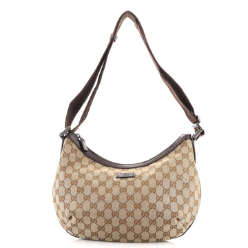 Gucci Saddle Zip Messenger Bag GG Canvas Medium