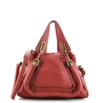 Chloe Paraty Top Handle Bag Leather Small