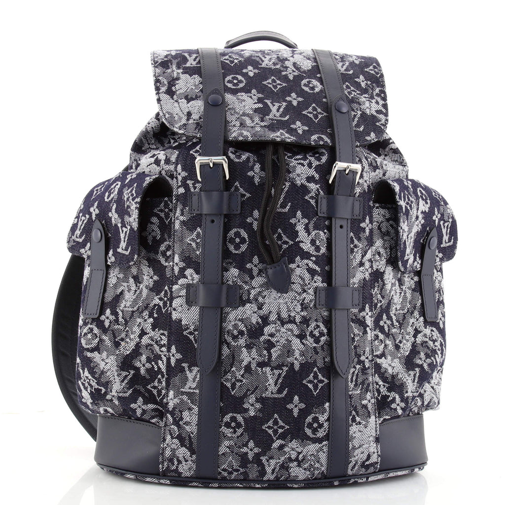 louis vuitton christopher backpack pm yoogi Louis Vuitton Christopher Backpack Monogram Tapestry Canvas PM 131767