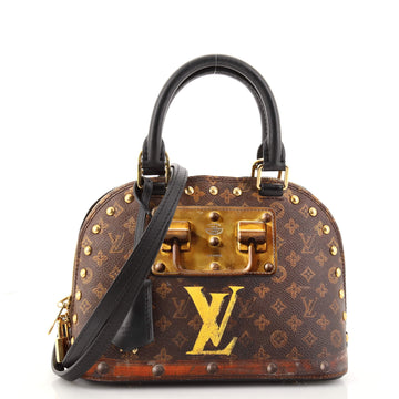 Louis Vuitton Alma Handbag Limited Edition Time Trunk Monogram Canvas BB