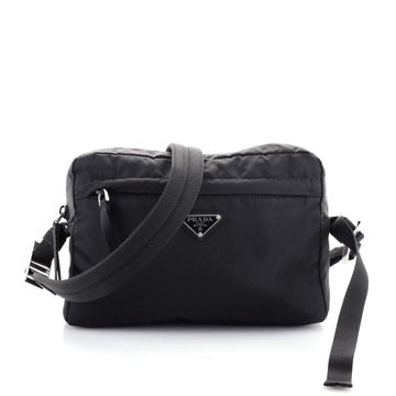 Prada Front Pocket Messenger Bag Tessuto Small