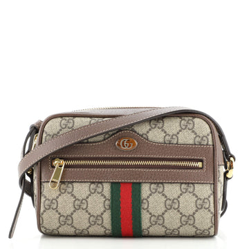 Gucci Ophidia Shoulder Bag GG Coated Canvas Mini