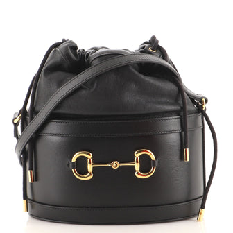 Gucci Horsebit 1955 Bucket Crossbody Bag Leather Small