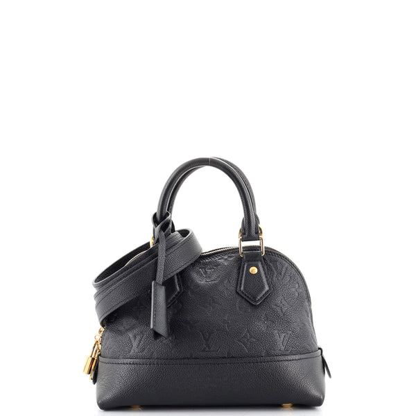 Louis Vuitton Neo Alma Handbag Monogram Empreinte Leather BB Black 131767284