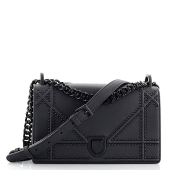 Christian Dior Ultra Matte Diorama Flap Bag Calfskin Small