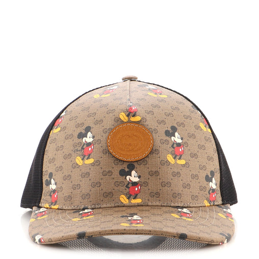 GUCCI ミッキー CAP Sサイズ 57cm グッチ Gucci Disney Mickey Mouse Baseball Cap Printed Mini GG Coated