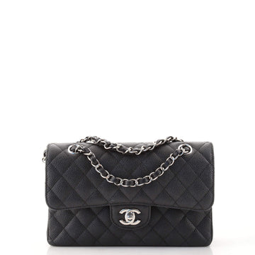 Chanel Classic Double Flap Bag Quilted Caviar Small