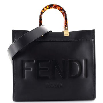 Fendi Sunshine Shopper Tote Leather Medium