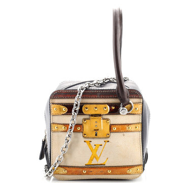 Louis Vuitton Square Bag Limited Edition Time Trunk Canvas