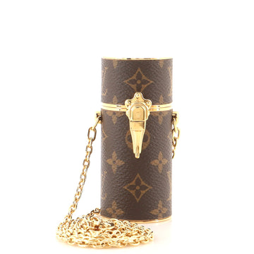 Louis Vuitton Lipstick Case on Chain Monogram Canvas