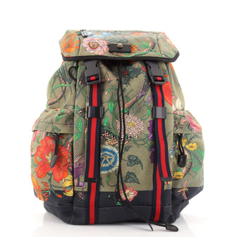Gucci Techpack Backpack Printed Canvas