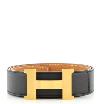 Hermes Constance Reversible Belt Leather Wide