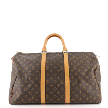 Louis Vuitton Keepall Bag Monogram Canvas 50