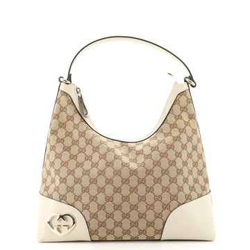 Gucci Lovely Heart Hobo GG Canvas Medium