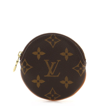 Louis Vuitton Round Coin Purse Monogram Canvas