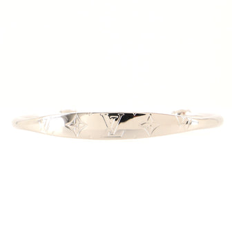 Louis Vuitton Monogram Jonc Cuff Bracelet Metal