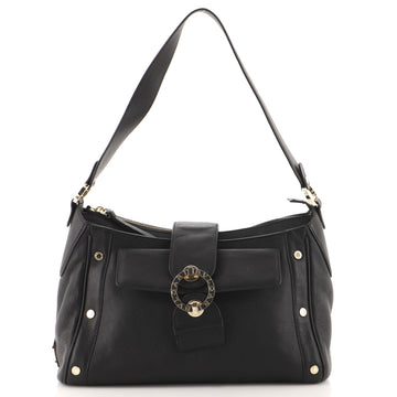 Bvlgari Front Pocket Hobo Leather