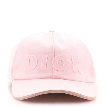 Christian Dior Homme Logo Baseball Cap Canvas