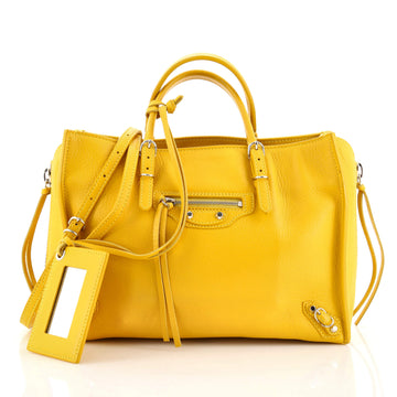 Balenciaga Papier A6 Zip Around Classic Studs Bag Leather