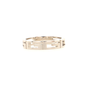Gucci G Band 18K White Gold Ring