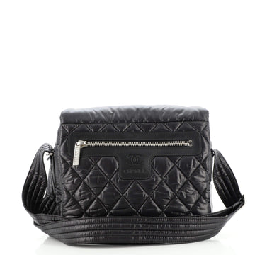 Chanel Coco Cocoon Messenger Bag Quilted Nylon Medium