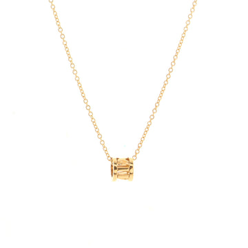 Tiffany & Co. Atlas Open Pendant Necklace 18K Rose Gold