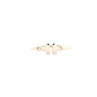 Tiffany & Co. T Wire Ring 18K White Gold