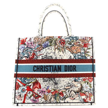 Christian Dior Book Tote Zodiac Embroidered Canvas