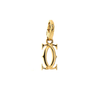 Cartier 2C Charm Pendant & Charms 18K Yellow Gold