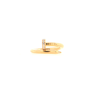 Cartier Juste un Clou Ring 18K Rose Gold and Diamonds