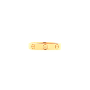 Cartier Love Wedding Band Ring 18K Rose Gold