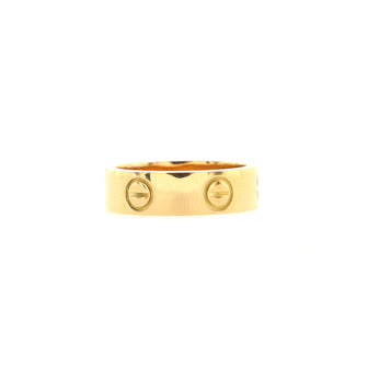 Cartier Love Band Ring 18K Yellow Gold
