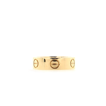 Cartier Love Band Ring 18K Yellow Gold
