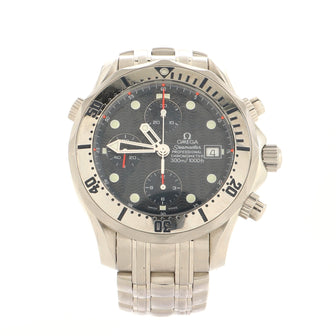 Omega Seamaster Diver 300M Chronometer Chronograph Automatic Watch Stainless Steel 41