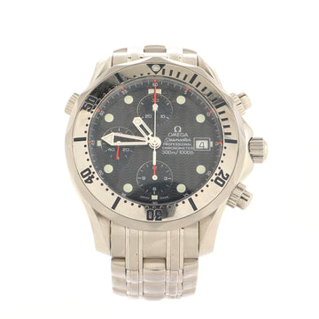 Omega Seamaster Diver 300M Chronometer Chronograph Automatic Watch Stainless Steel 41