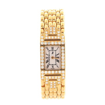 Audemars Piguet Charleston Quartz Watch Yellow Gold with Diamond Bezel 15