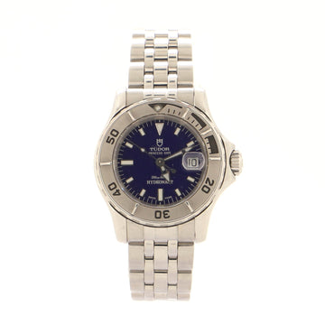 Tudor Hydronaut Automatic Watch Stainless Steel 27