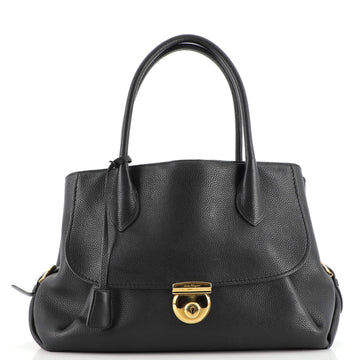 Salvatore Ferragamo Fiamma Tote Leather East West