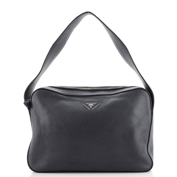 Prada Top Zip Shoulder Bag Vitello Daino Medium