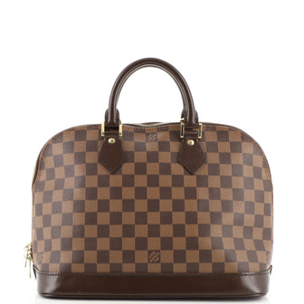 Louis Vuitton Vintage Alma Handbag Damier PM