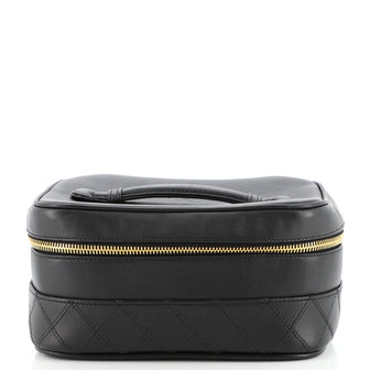 Chanel Vintage Cosmetic Case Lambskin