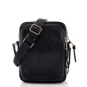 Burberry TB Freddie Camera Crossbody Bag Monogram Embossed Leather