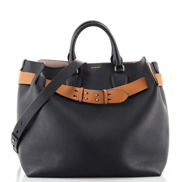 Burberry Belt Tote Leather Large