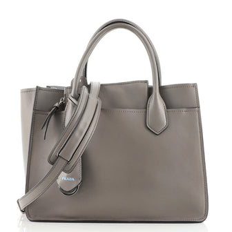 Prada Dual Shopping Tote Calfskin Medium