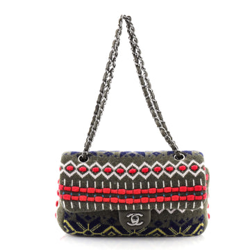 Chanel Paris-Salzburg Flap Bag Multicolor Cashmere Medium